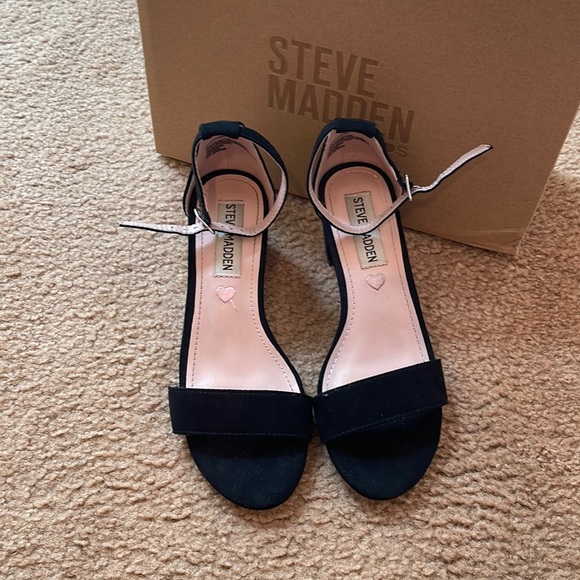 Steve Madden Other - |Steve Madden Kids| black suede, 2 inch heel, size 2 girls
